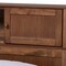 Baxton Studio Riko Transitional Walnut Wood Queen Size Platform Storage Bed 168-10722 - alternate 6
